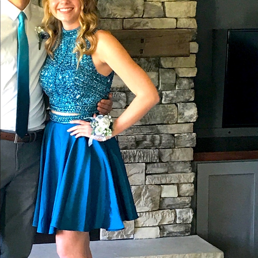 Sherri Hill Beaded Short Dress 50523